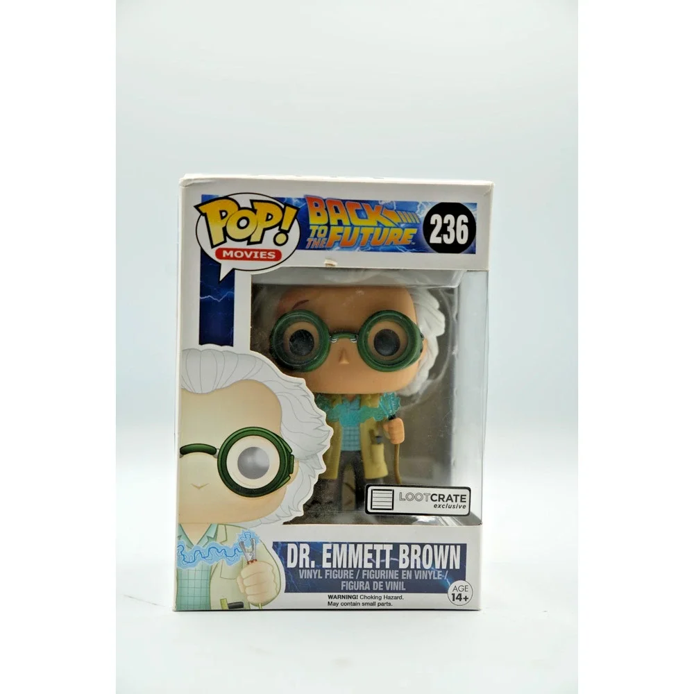 Funko Pop! Back to the Future Dr. Emmett Brown #236 Exclusive Loot Crate Edition - Picture 1 of 7